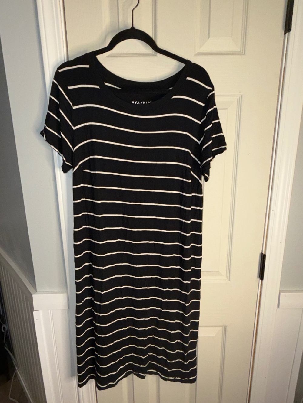 AVA VIV Stripped Dress